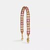 Bandoulière en perles de bois