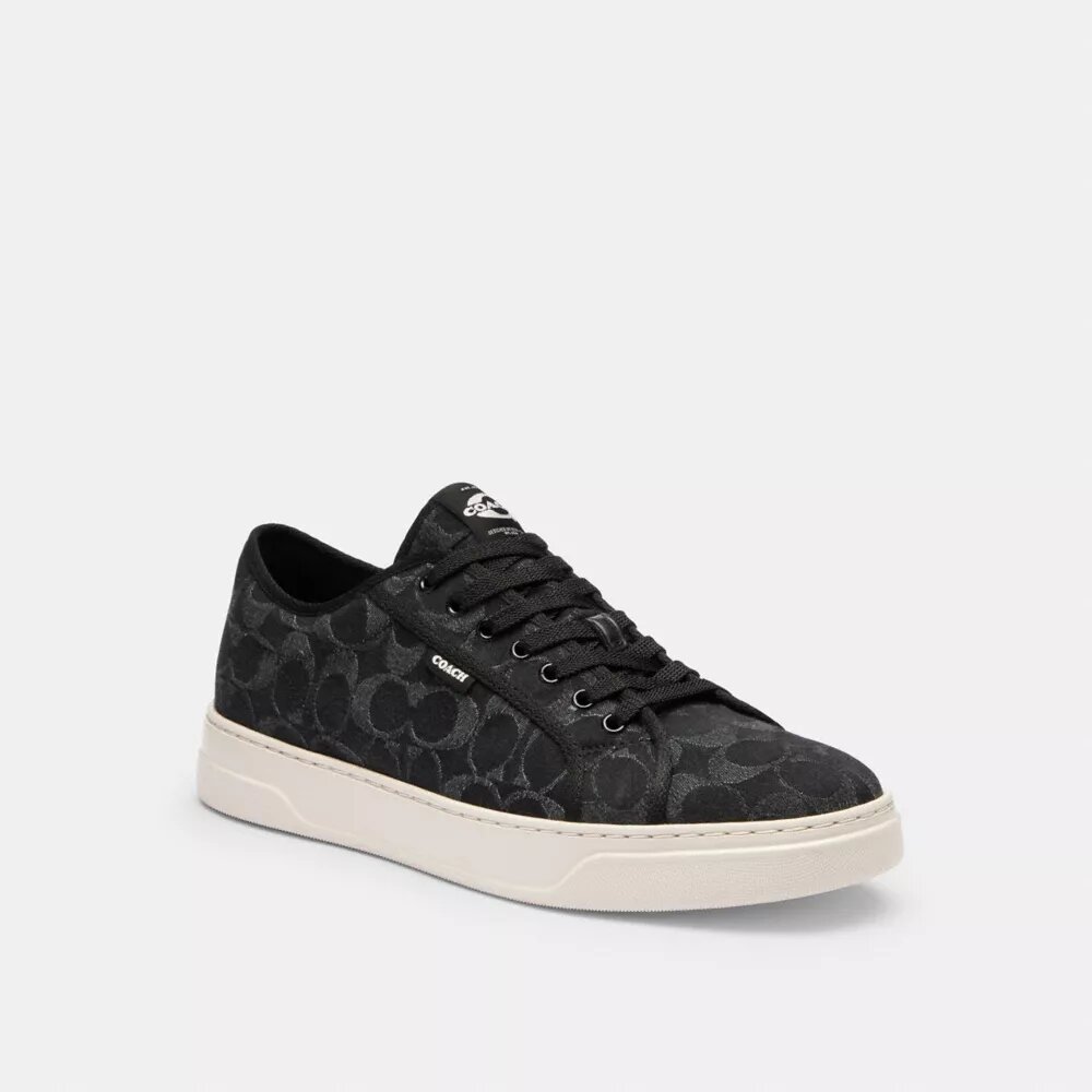 Baskets en toile en denim Signature