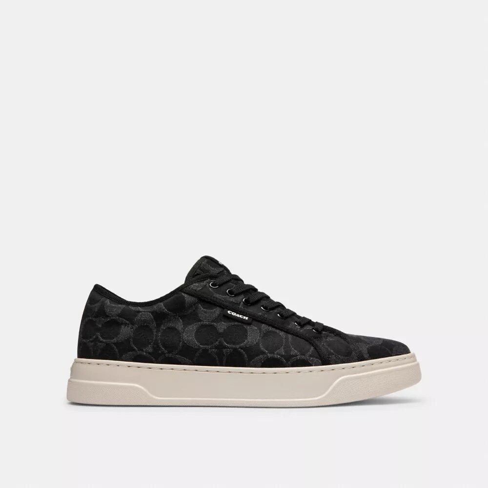 Baskets en toile en denim Signature