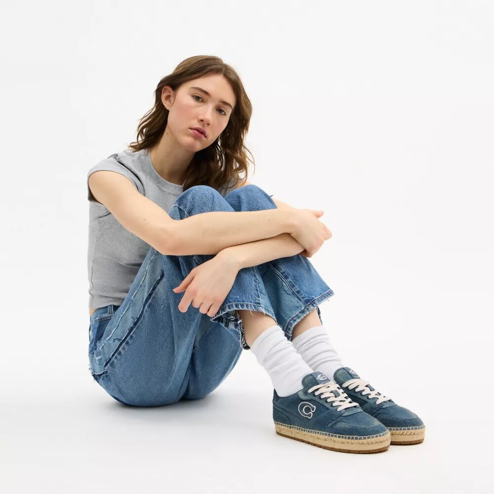 Baskets espadrilles Soho en denim « Loved »