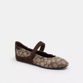 Baskets Mary Janes en jacquard emblématique