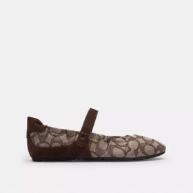 Baskets Mary Janes en jacquard emblématique