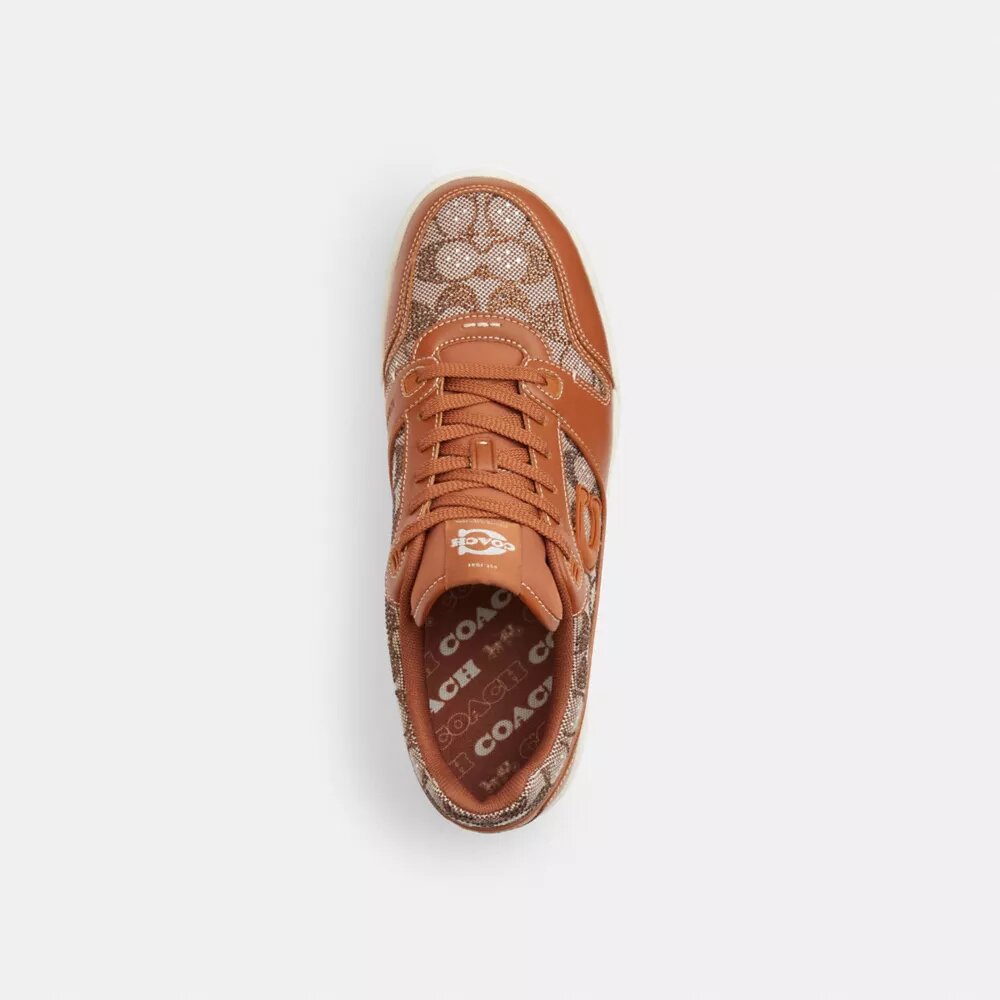 Baskets Soho avec jacquard signature incrusté de cristaux