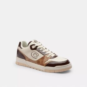 Baskets Soho avec signature vernie