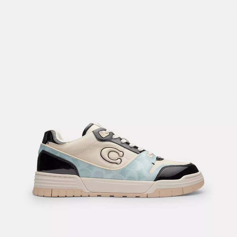 Baskets Soho avec signature vernie