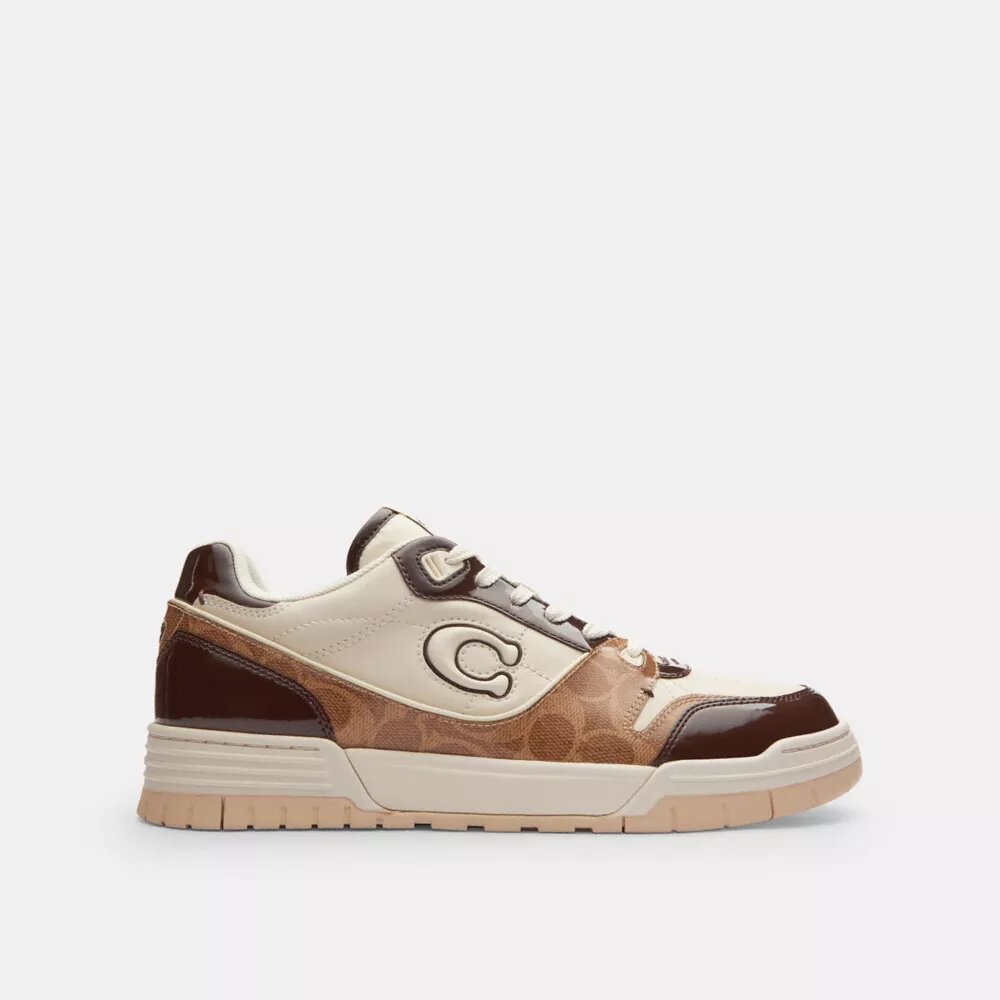 Baskets Soho avec signature vernie