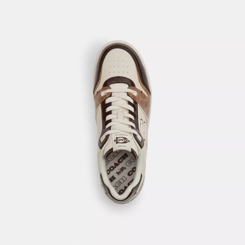 Baskets Soho avec signature vernie