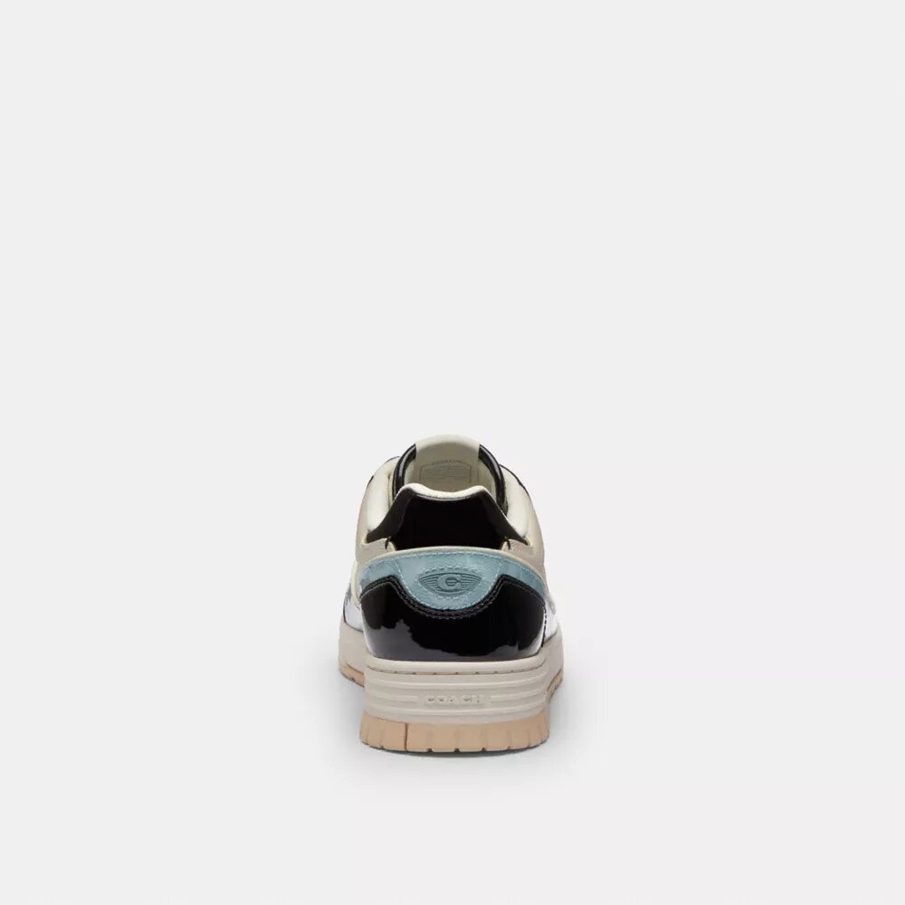 Baskets Soho avec signature vernie