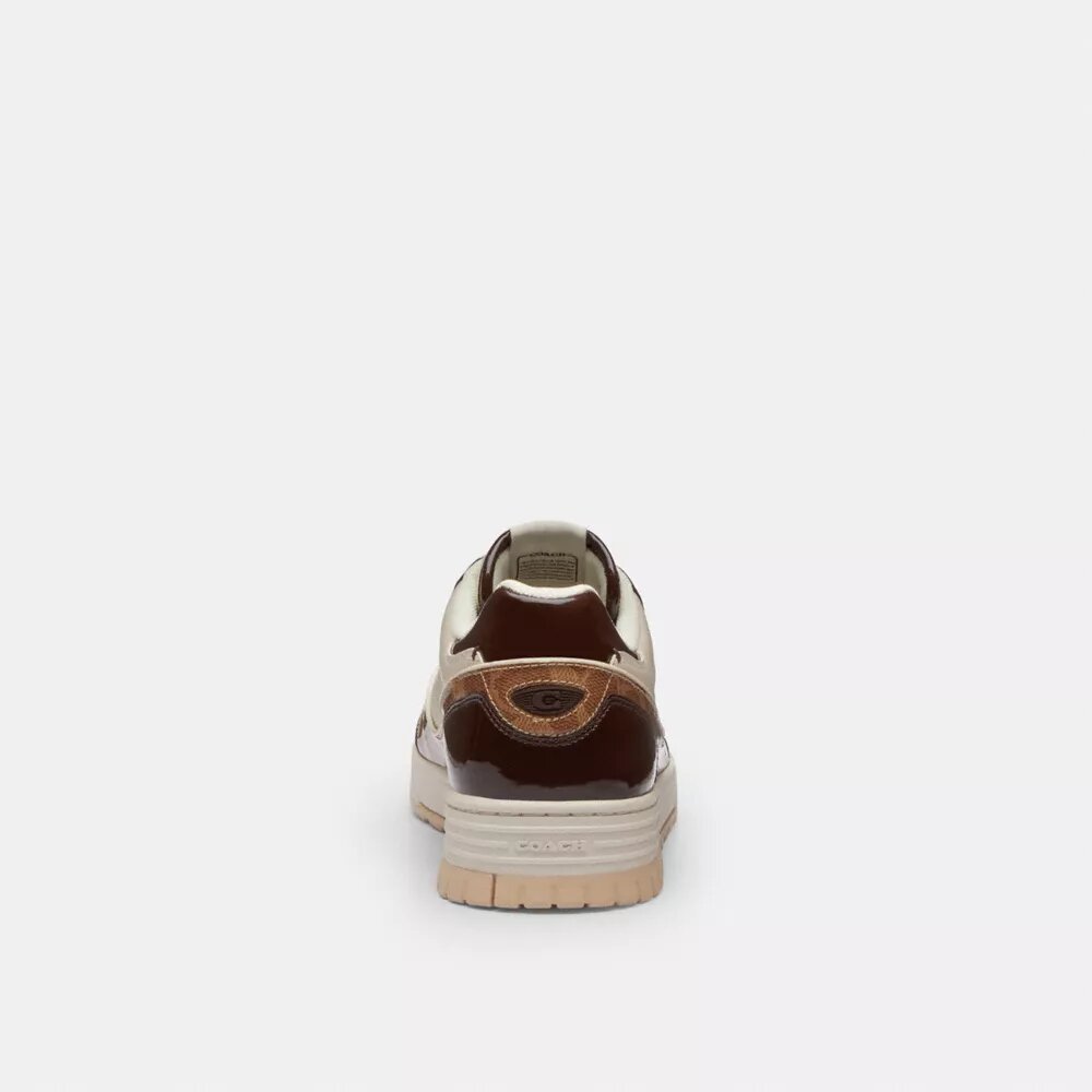 Baskets Soho avec signature vernie