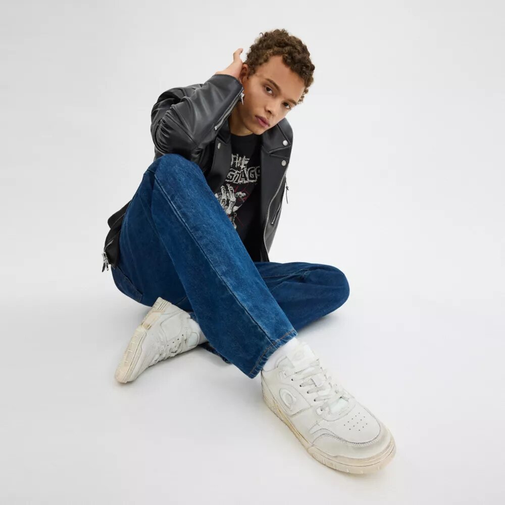 Baskets Soho en cuir « Loved »