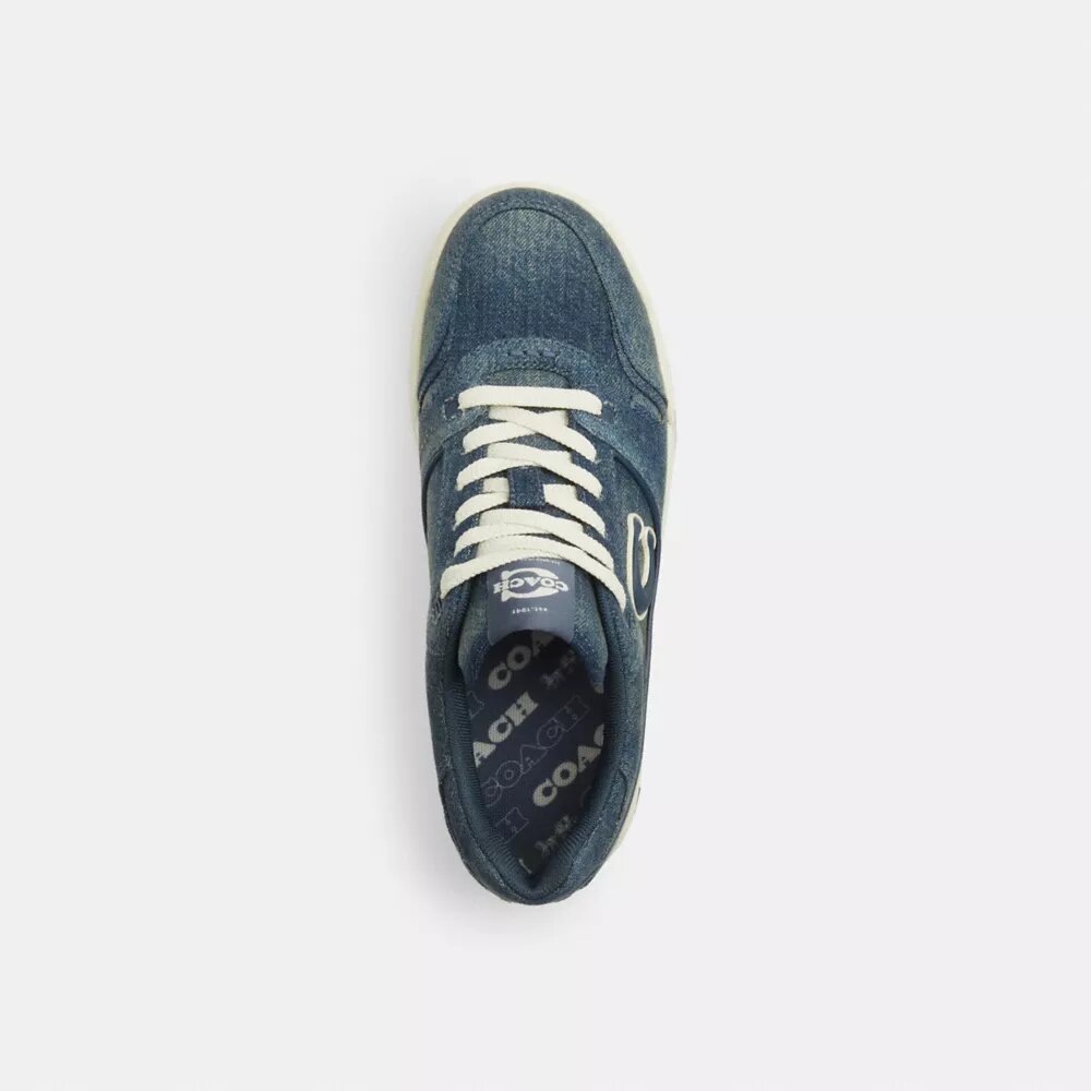 Baskets Soho en denim vieilli