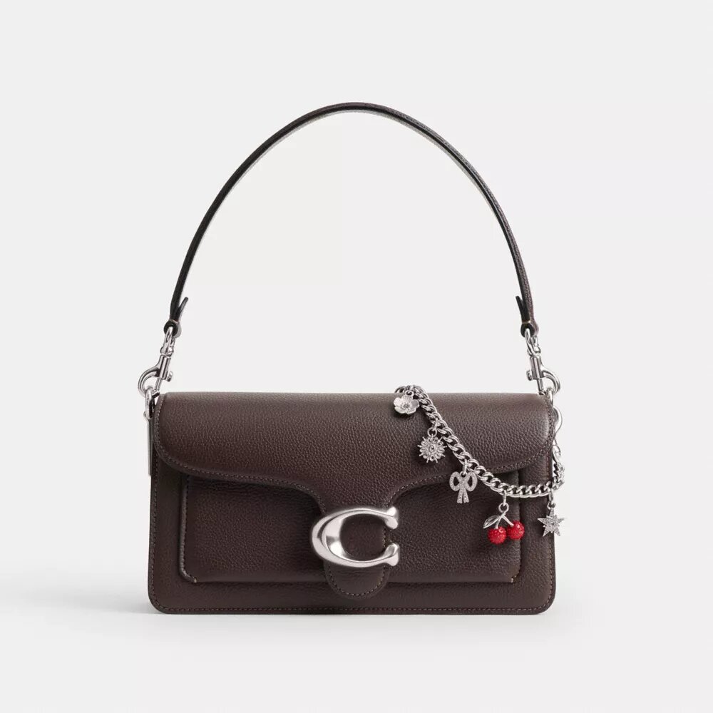Bijou de sac en forme de chaîne avec motif en cristal