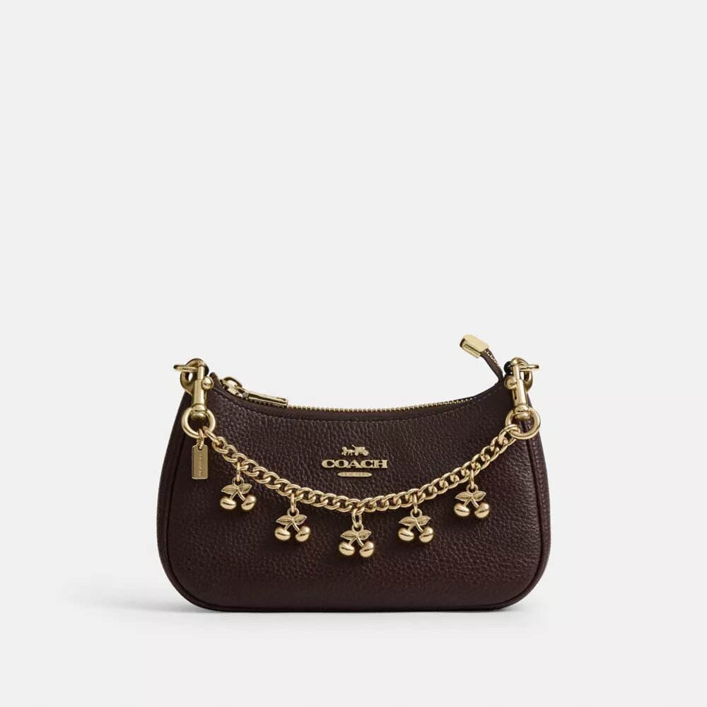 Bijoux de sac avec breloques en forme de cerise