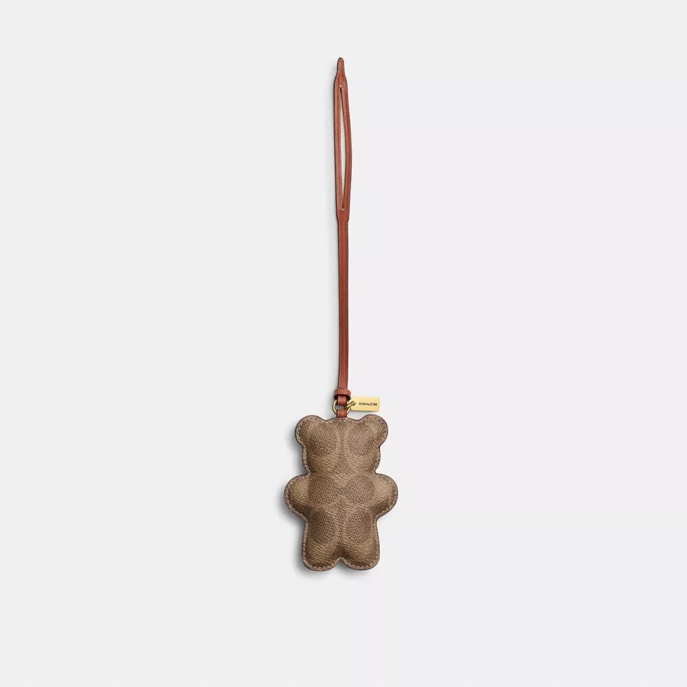 Bijoux de sac « Bear Puffy » en Signature Canvas