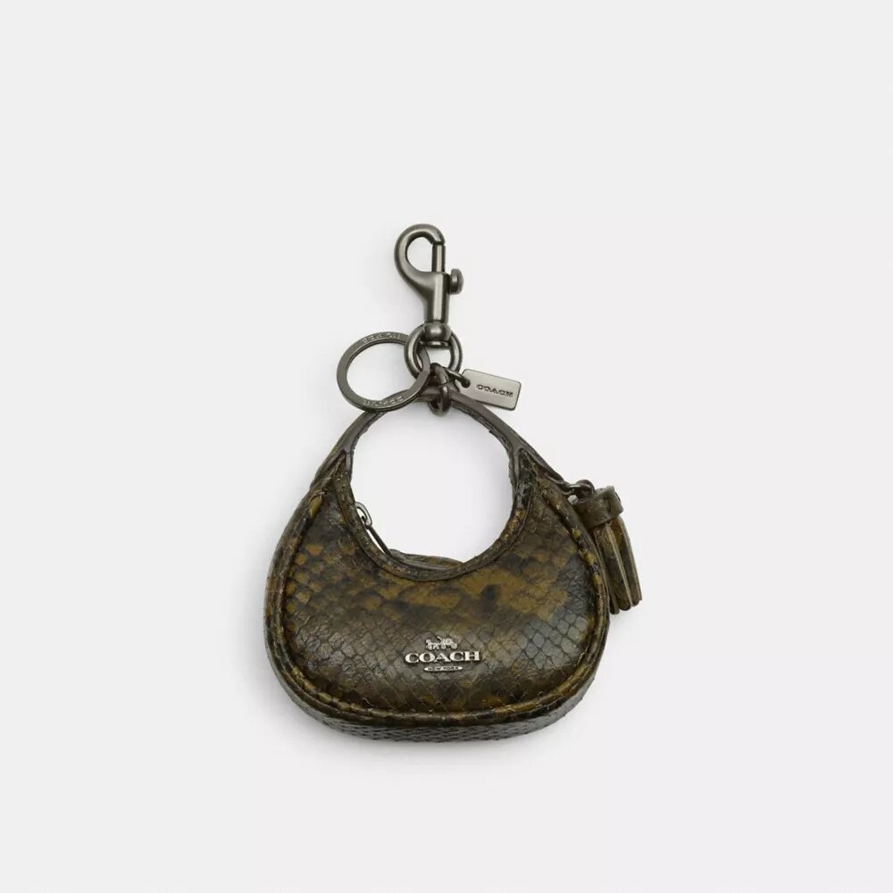 Bijoux de sac « Carmen » à imprimé serpent