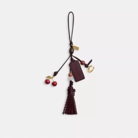 Bijoux de sac en cuir Cherry Heritage