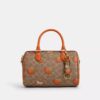 Bijoux de sac en Signature Canvas avec imprimé orange