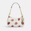 Bijoux de sac à fermoir à pression avec imprimé fraise
