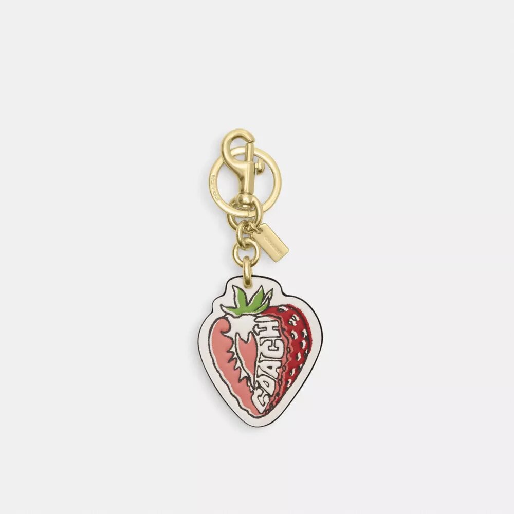 Bijoux de sac « fraise »