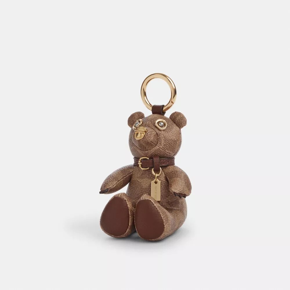 Bijoux de sac « Ours » en Signature Canvas