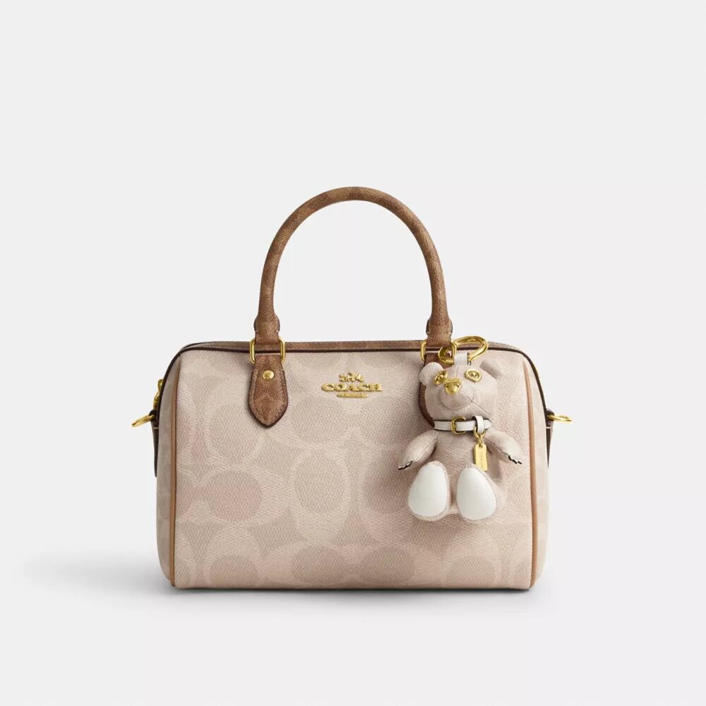 Bijoux de sac « Ours » en Signature Canvas