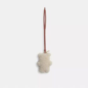 Bijoux de sac « Ourson » en peau de mouton