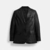 Blazer en cuir