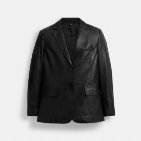 Blazer en cuir