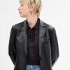 Blazer en cuir