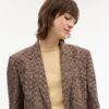 Blazer à simple boutonnage en tartan C Signature