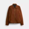 Bomber oversize en daim « Heritage C »