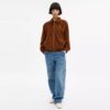 Bomber oversize en daim « Heritage C »
