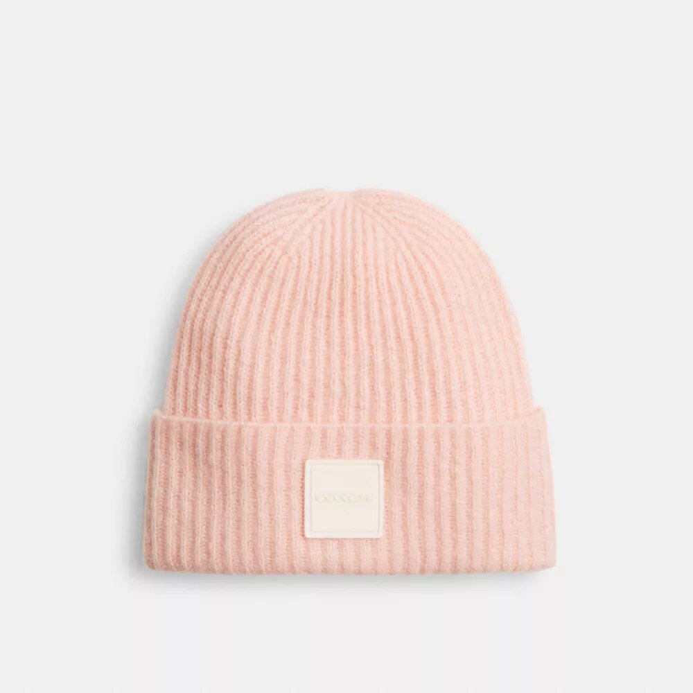Bonnet à blocs de couleur avec patch en caoutchouc