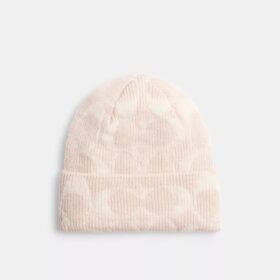 Bonnet en maille emblématique