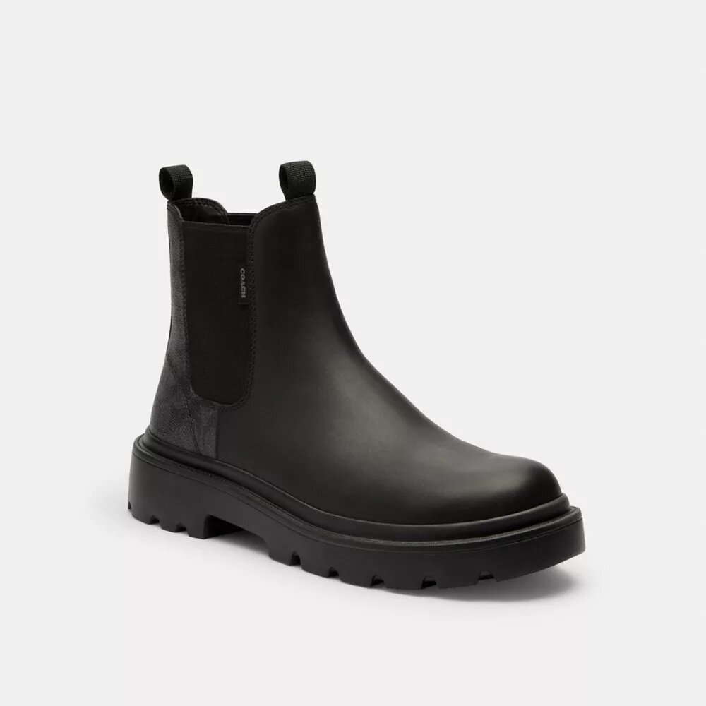 Bottines Chelsea en Signature Canvas