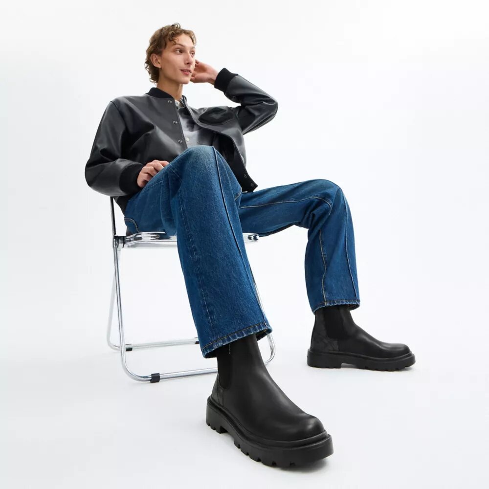 Bottines Chelsea en Signature Canvas