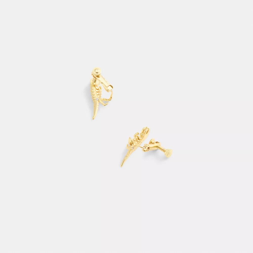Boucles d’oreilles à clip « Skeletal Rexy »