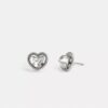 Boucles d’oreilles clous « Halo Heart »