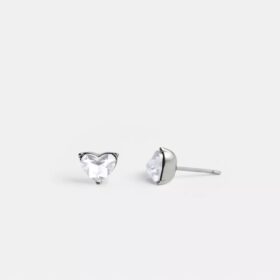 Boucles d’oreilles clous « Halo Heart »