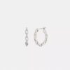 Boucles d’oreilles créoles « Linked C » Small