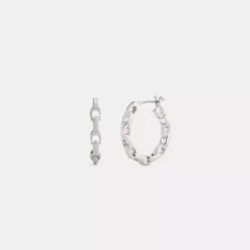 Boucles d’oreilles créoles « Linked C » Small