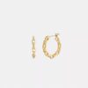 Boucles d’oreilles créoles « Linked C » Small