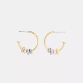 Boucles d’oreilles créoles à rondelles assorties