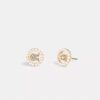 Boucles d’oreilles à tige « C » sculptée