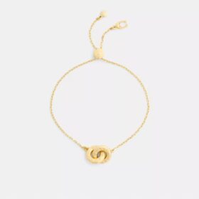 Bracelet à glissière entrelacée