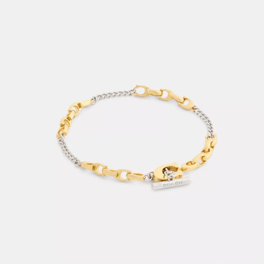 Bracelet à maillons en forme de C