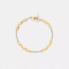 Bracelet à maillons en forme de C