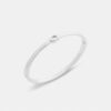Bracelet rigide fin à charnière, signature de la marque