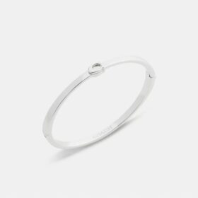 Bracelet rigide fin à charnière, signature de la marque