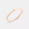 Bracelet rigide fin à charnière, signature de la marque